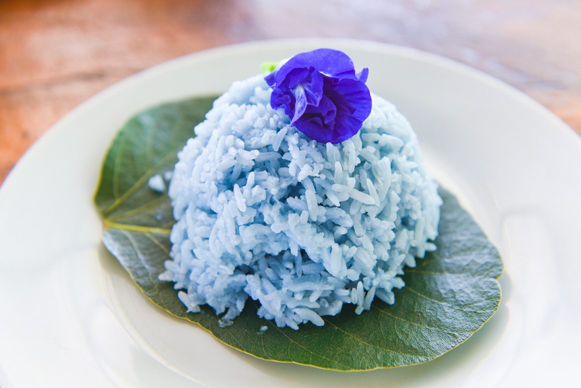 Asian Pigeonwings on Thai Blue Rice